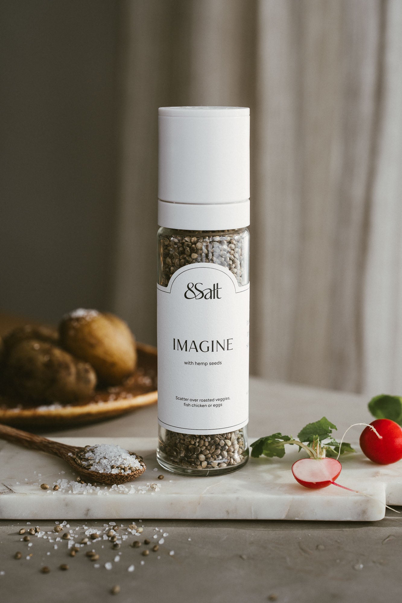 IMAGINE  — Sea Salt & Hemp Seed Grinder